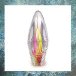 as-in-glas-glasreliek-druppel-traan-glasobject-spirit-gold-pink ornament-premium-roze-yellow-voor as-en-haarlok