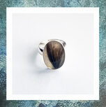 haarlokring-ring met haarlok-ring zilver voor haar-damesring voor haar-gedenksieraden