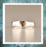 haarlokring-ring met haarlokje-ring zilver voor as-damesring voor as-see you gedenksieraden-seeyou