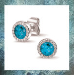 assieraad oorsteker-asstekers dames-as verwerken-oorbellen met as-gedenkoorbellen-oorbellen met asverwerking -haarlok-302SE