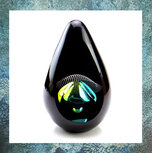 as-in-glas-pandora-glasreliek-druppel-traan-premium-glasobject-zwart-groen-A09PYG