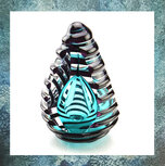 as-in-glas-A07EB-asreliek-eturnal-eternal-blue-druppel-traan-tiffany-blue-premium-serie-glasobject-aqua