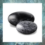 as-in-glas-pebbles-U46RPBLM-M-knuffelstenen-glasrelieken-eeuwige-roos-zwart-wit-gemeleerd