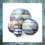 Glasreliek Elan Indigo