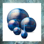 Glasreliek Elan  Deep Blue