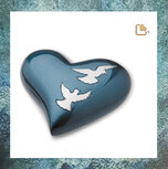hartje-urn-messing-keepsake-H572-HUH572-glanzend-loveurns-Azure-Blue-duiven-duifjes-doves