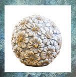 Urn-Bol-margrietjes-vergeetmeniet-resin-voor-as-Bol-S