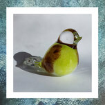 as-in-glas-glasreliek-vogel-vogeltje-glasobject-groengeel-bruin