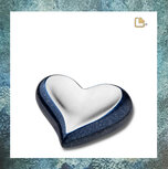 hartje-urn-messing-keepsake-K614-gespikkeld-blauw-matte-zilverkleur-diep-loveurns