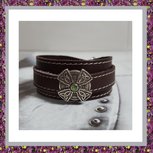 Wikkel Asarmband Bruin