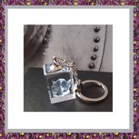 Sleutelhanger Rechthoek met Laser Fotogravure