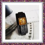 asarmband-lederen-zwart-tribal-uniek-voor-asbewaring-asarmband-assieraad voor mannen-heren