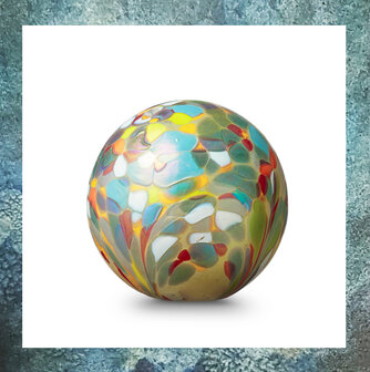 Urn-Bol-Flowerfield-Glazen-Glas-Mini-Urn-voor-as-Glasobject-Bol