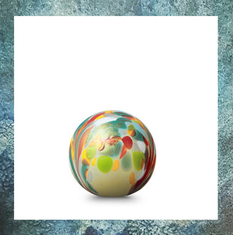 Urn-Bol-Flowerfield-Glazen-Glas-Mini-Urn-voor-as-Glasobject-Bol