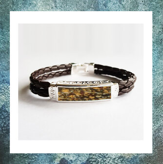 asarmband-leer-as-sieraad-voor-mannen-heren-jongens-asbewaring-armband-streep-sterling-zilver