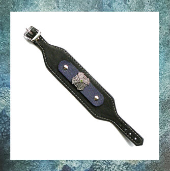 assieraad-asarmband-leer-lederen-handgemaakt-uniek-voor-asbewaring-asarmband-assieraad voor mannen-heren