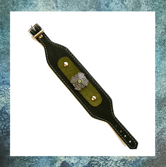 assieraad-asarmband-leer-lederen-handgemaakt-uniek-voor-asbewaring-asarmband-assieraad voor mannen-heren