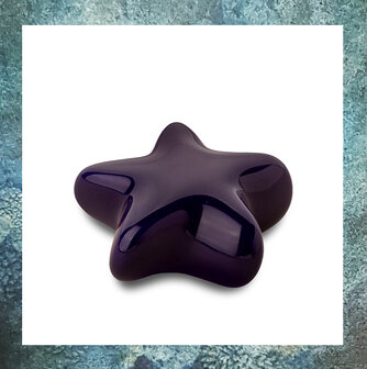 ster-sterretje-urn-keramiek-keepsake-FPU 063-donkerblauw-glanzend