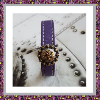 Armband Ornamentje  div leerkleuren