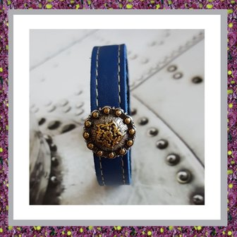 Armband Ornamentje  div leerkleuren
