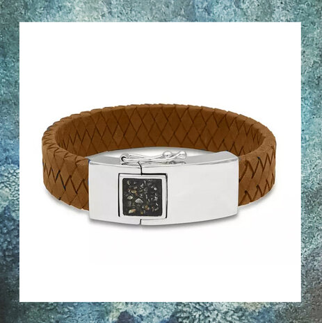 as-armband-lederen-as-sieraad-van-leer-voor-mannen-jongens-asbewaring-camel-BG-011