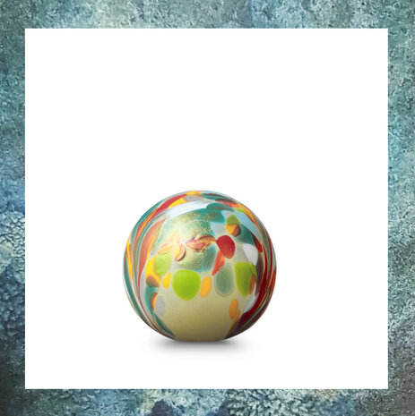Urn-Bol-Flowerfield-Glazen-Glas-Mini-Urn-voor-as-Glasobject-Bol