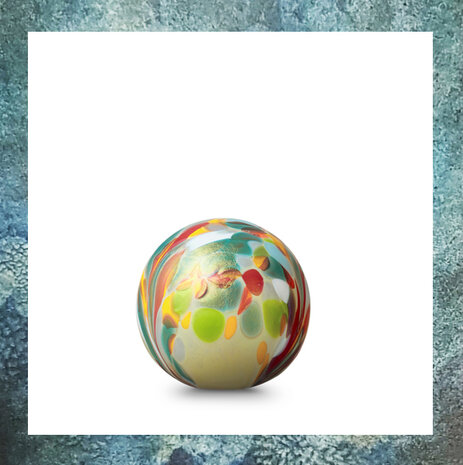 Urn-Bol-Flowerfield-Glazen-Glas-Mini-Urn-voor-as-Glasobject-Bol