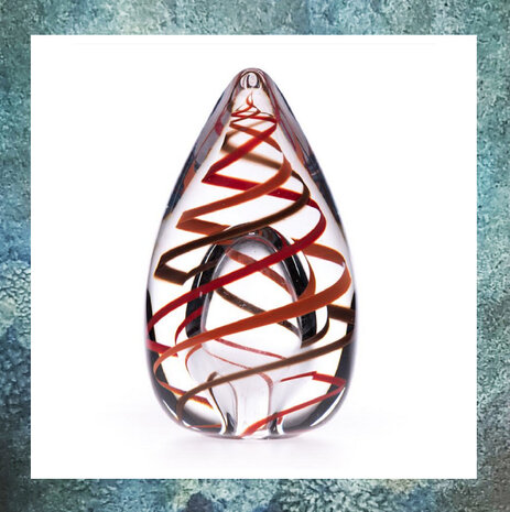 as-in-glas-asdruppel-samenstroom-bruin-glasreliek-glasobject-herinneringsgeschenk-gedenkgeschenk