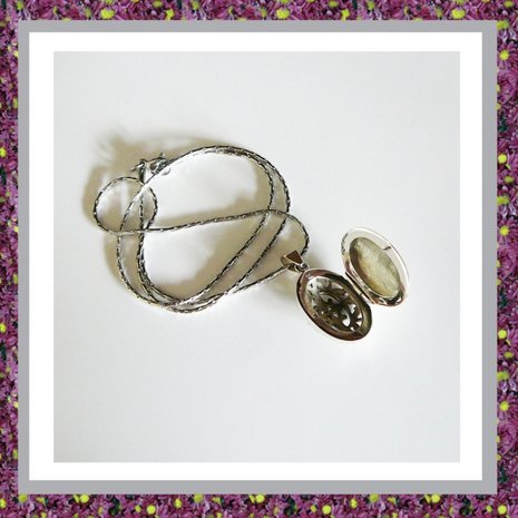 Medaillon Sterling Zilver Ovaal