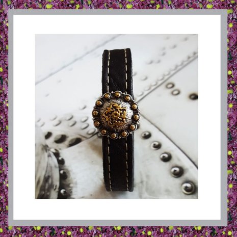 Armband Ornamentje  div leerkleuren